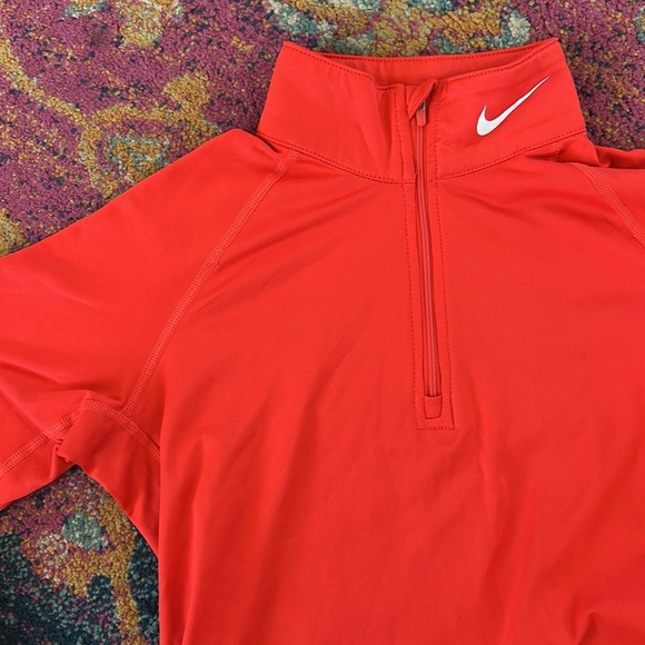 🔥Nike | Women’s Pro Combat Dri-fit fitted top, mock neck, thumb holes, size M - Picture 10 of 12